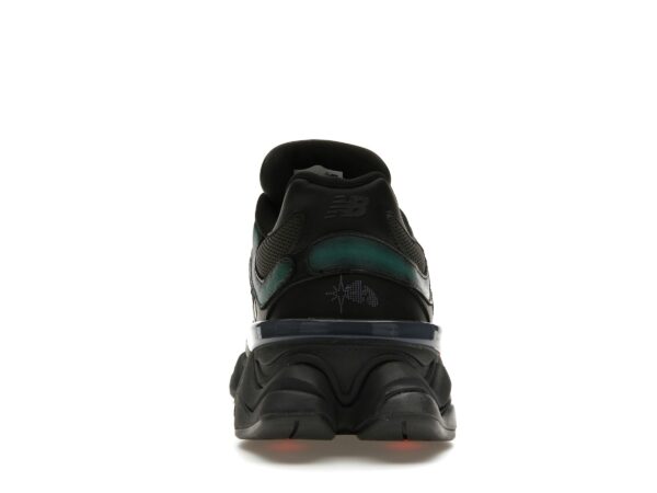 New Balance 9060 Mowalola Burglarwear Negro Azulado Rosa U9060ML - Imagen 6