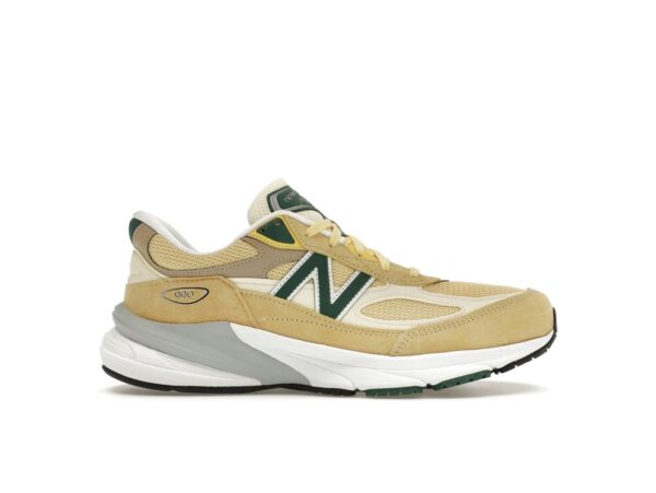 Zapatillas New Balance 990v6 MiUSA Verde Azufre U990TE6 – Fabricadas en EE. UU. - Imagen 1