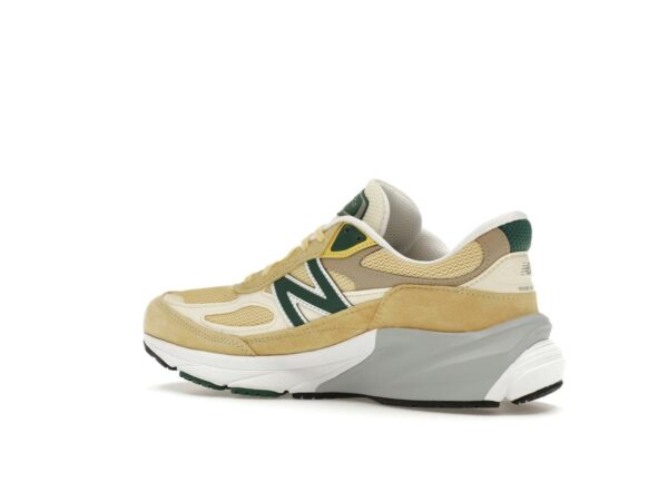 Zapatillas New Balance 990v6 MiUSA Verde Azufre U990TE6 – Fabricadas en EE. UU. - Imagen 4