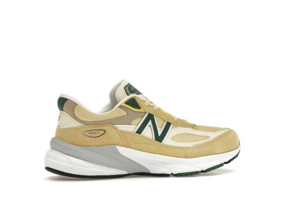 Zapatillas New Balance 990v6 MiUSA Verde Azufre U990TE6 – Fabricadas en EE. UU. - Imagen 6