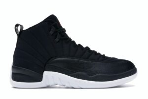Air Jordan 12 Retro Nylon (130690-004) – Negro/Rojo Gimnasio/Blanco