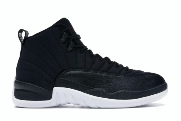 Air Jordan 12 Retro Nylon (130690-004) – Negro/Rojo Gimnasio/Blanco
