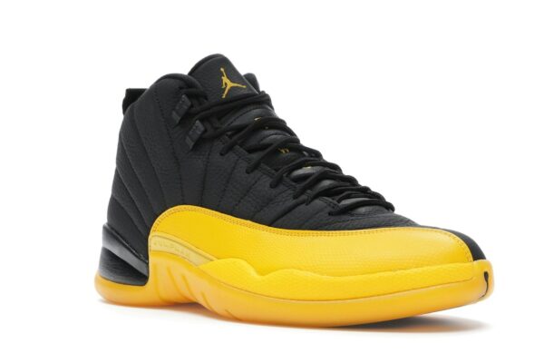 Jordan 12 Retro Negro Dorado Universitario (130690-070) – Zapatillas deportivas para hombre