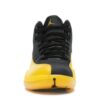 Jordan 12 Retro Negro Dorado Universitario (130690-070) – Zapatillas deportivas para hombre