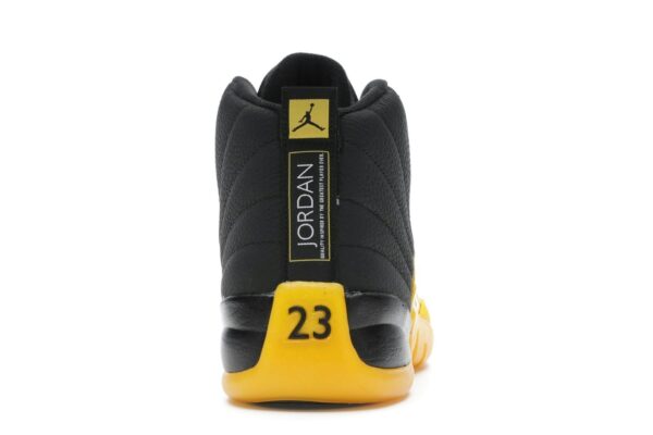 Jordan 12 Retro Negro Dorado Universitario (130690-070) – Zapatillas deportivas para hombre