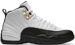 Jordan 12 Retro Taxi (2018) – Blanco/Negro/Rojo – 130690-125