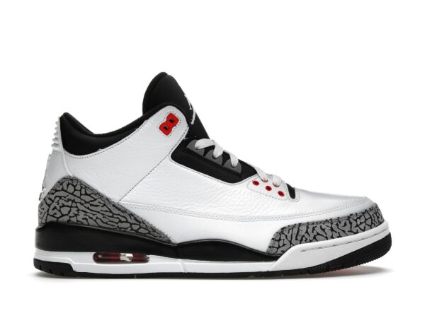 Air Jordan 3 Retro Infrared 23 (136064-123): zapatillas de estilo de vida para hombre