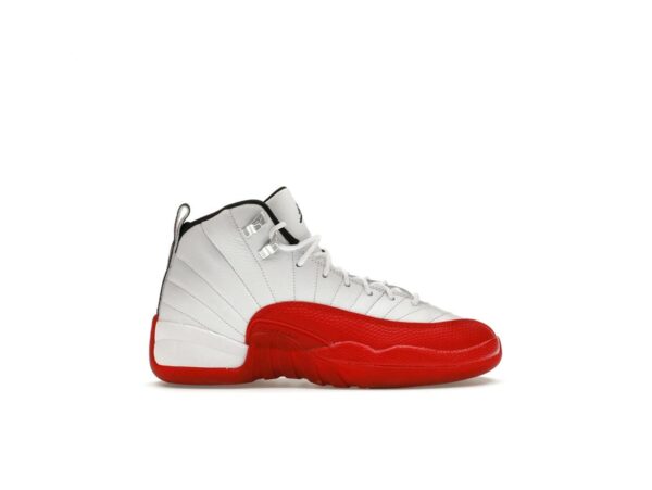 Jordan 12 Retro Cherry (2023) GS Blanco/Negro/Rojo Universitario