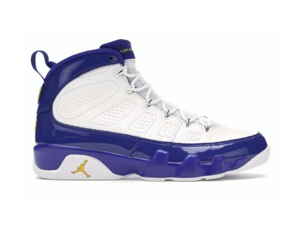 Air Jordan 9 Retro Kobe Bryant PE (302370-121) Blanco/Amarillo Concord Tour