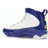 Air Jordan 9 Retro Kobe Bryant PE (302370-121) Blanco/Amarillo Concord Tour