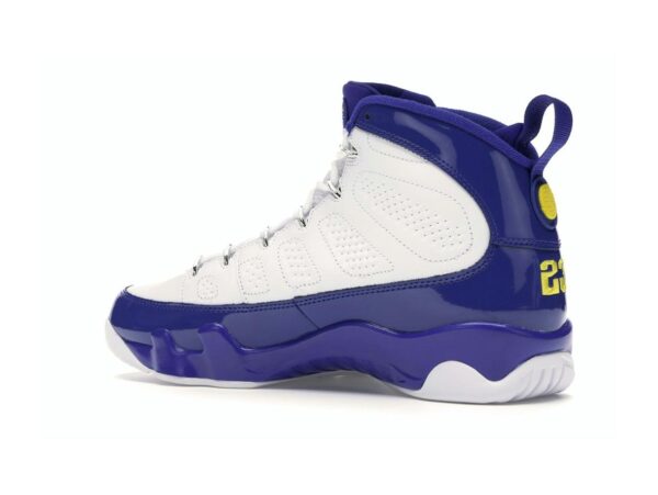 Air Jordan 9 Retro Kobe Bryant PE (302370-121) Blanco/Amarillo Concord Tour