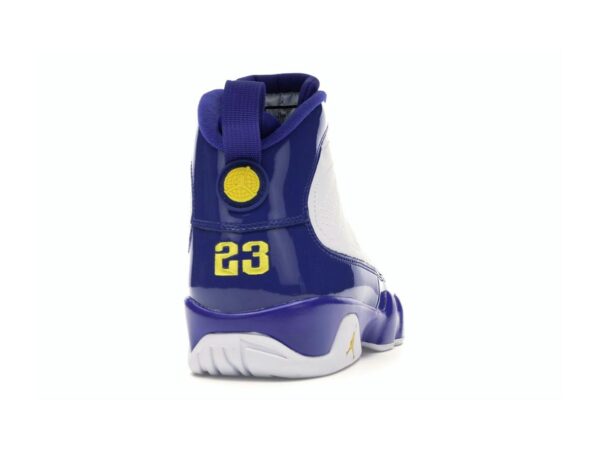 Air Jordan 9 Retro Kobe Bryant PE (302370-121) Blanco/Amarillo Concord Tour