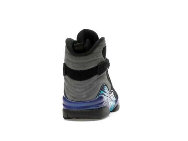 Jordan 8 Retro Aqua (2025) – Negro/Rojo auténtico/Gris hierro/Concord brillante/Aquatone