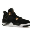 Air Jordan 4 Retro Royalty – 308497-032 – Zapatillas de ante negro/dorado metalizado