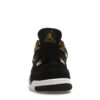 Air Jordan 4 Retro Royalty – 308497-032 – Zapatillas de ante negro/dorado metalizado