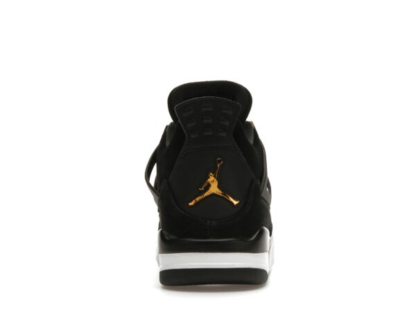 Air Jordan 4 Retro Royalty – 308497-032 – Zapatillas de ante negro/dorado metalizado