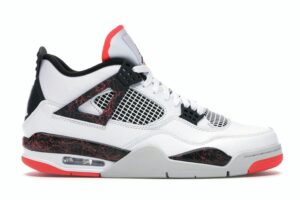 Jordan 4 Retro Flight Nostalgia (308497-116) – Blanco/Negro/Carmesí Brillante