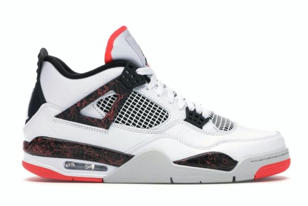 Jordan 4 Retro Flight Nostalgia (308497-116) – Blanco/Negro/Carmesí Brillante