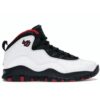 Air Jordan 10 Retro Double Nickel Blanco/Negro-Rojo Verdadero 310805-102