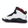 Air Jordan 10 Retro Double Nickel Blanco/Negro-Rojo Verdadero 310805-102