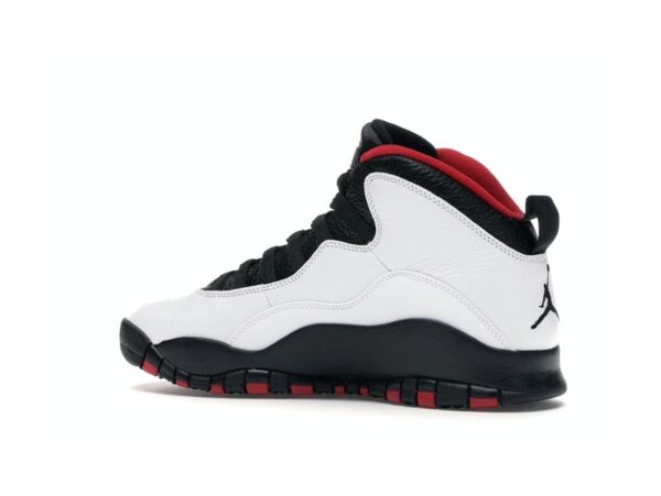 Air Jordan 10 Retro Double Nickel Blanco/Negro-Rojo Verdadero 310805-102