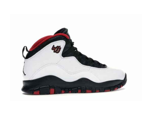 Air Jordan 10 Retro Double Nickel Blanco/Negro-Rojo Verdadero 310805-102