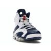 Air Jordan 6 Retro Olympic London 2012 Blanco Azul Marino Medianoche Rojo Universitario