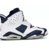 Air Jordan 6 Retro Olympic London 2012 Blanco Azul Marino Medianoche Rojo Universitario