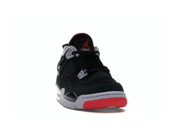 Jordan 4 Retro Bred (2019) GS – Negro/Rojo Fuego-Gris Cemento-Blanco Cumbre
