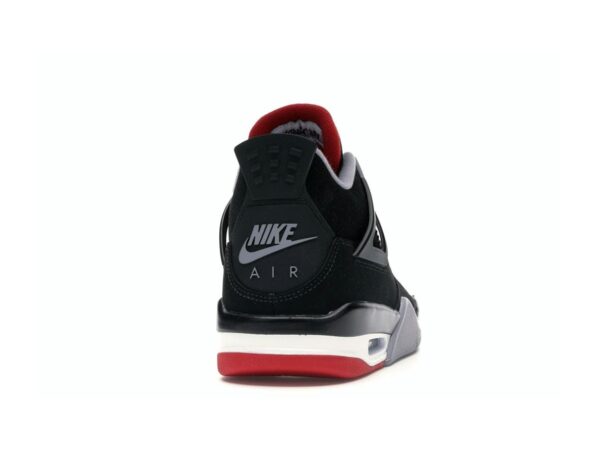 Jordan 4 Retro Bred (2019) GS – Negro/Rojo Fuego-Gris Cemento-Blanco Cumbre