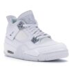 Air Jordan 4 Retro Pure Money (2017) GS Zapatillas de piel blancas – 408452-100