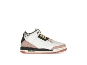 Jordan 3 Retro Vintage Floral (GS) Blanco Antracita Rojo Stardust Vela Saturno Oro 441140-100
