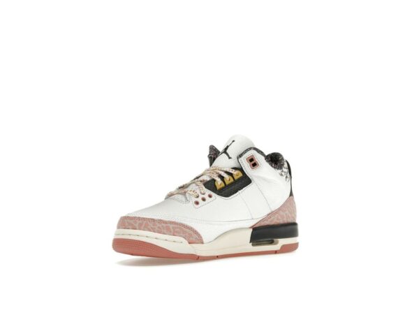 Jordan 3 Retro Vintage Floral (GS) Blanco Antracita Rojo Stardust Vela Saturno Oro 441140-100