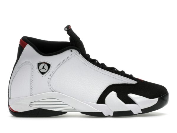 Zapatillas Air Jordan 14 Retro con puntera negra y blancas (2024) – 487471-160