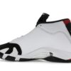 Zapatillas Air Jordan 14 Retro con puntera negra y blancas (2024) – 487471-160