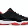 Air Jordan 11 Retro Low Bred (528895-012) – Zapatillas de cuero rojo/blanco