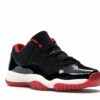 Air Jordan 11 Retro Low Bred (GS) – 528896-012 – Zapatillas de primaria negras/rojas