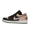 Air Jordan 1 Low Crimson Tint (553558-034) Negro/Carmesí Tinte-Blanco