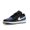 Jordan 1 Low Black Royal Toe Sneakers – 553558-042