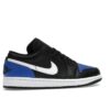 Jordan 1 Low Black Royal Toe Sneakers – 553558-042