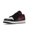 Air Jordan 1 Low White Toe (553558-063) Negro/Rojo fuego/Blanco