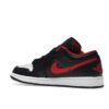 Air Jordan 1 Low White Toe (553558-063) Negro/Rojo fuego/Blanco