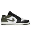 Jordan 1 Low Black Toe Medium Olive (553558-092)
