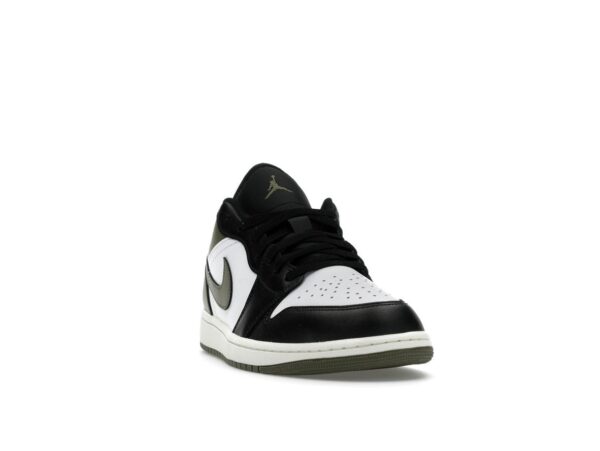 Jordan 1 Low Black Toe Medium Olive (553558-092)