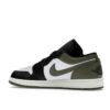 Jordan 1 Low Black Toe Medium Olive (553558-092)