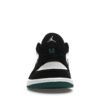 Air Jordan 1 Low Blanco Negro Verde Místico (553558-113)