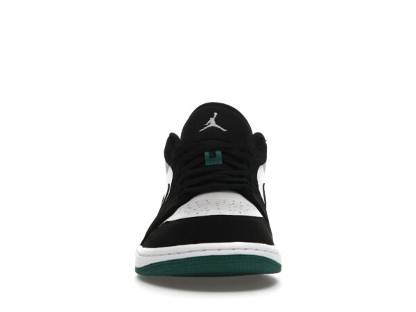 Air Jordan 1 Low Blanco Negro Verde Místico (553558-113)