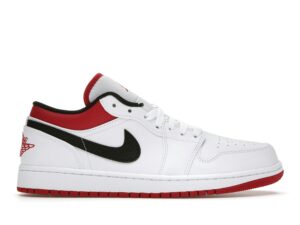 Air Jordan 1 Low Blanco Rojo Universitario Negro – 553558-118