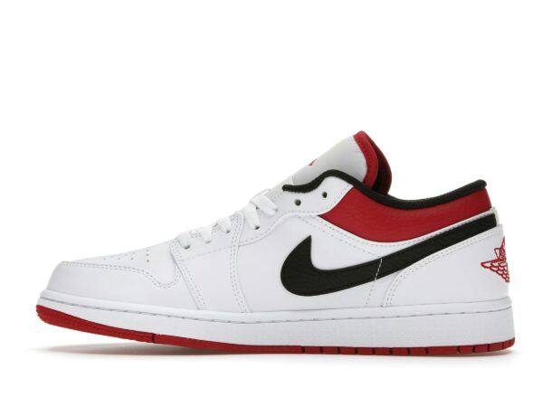 Air Jordan 1 Low Blanco Rojo Universitario Negro – 553558-118