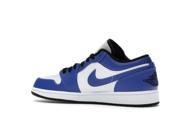 Air Jordan 1 Low Blanco Game Royal/Negro Game Royal 553558-124